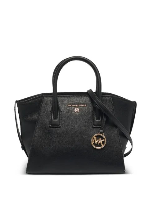 Michael Kors Vintage small Avril leather tote bag Black 1260014