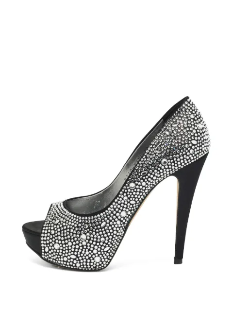 Gina crystal-embellished pumps Silver 1342352