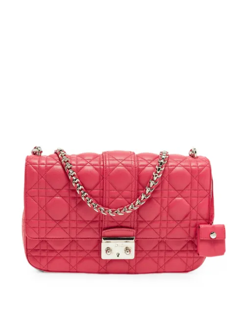 Christian Dior Pre-Owned 2013 medium Miss Dior leather shoulder bag Pink 1286895