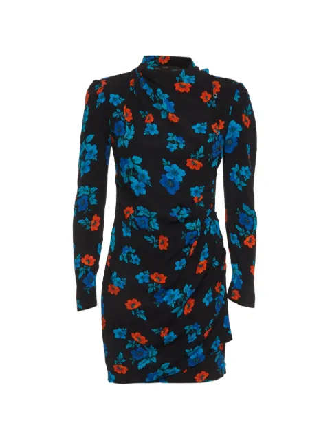 Maje floral-print mini dress Black 1301473