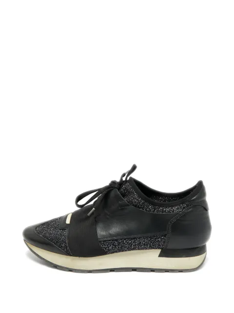 Balenciaga Pre-Owned Race Runner lace-up sneakers Black 1271036