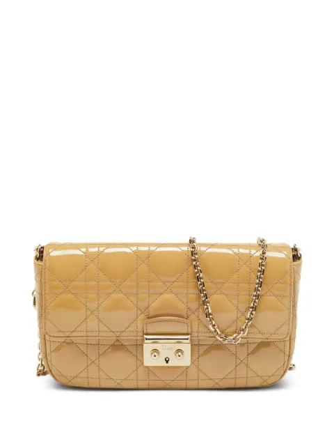 Christian Dior Pre-Owned 2014 Miss Dior Cannage Promenade clutch bag Neutrals 1287333