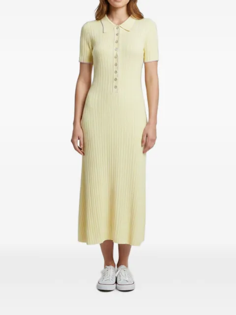 Anna Quan Penelope rib-knit dress Yellow 1352738