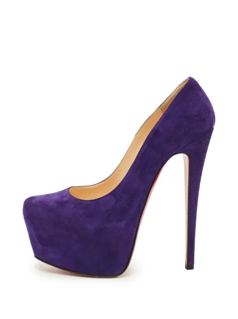 Christian Louboutin Pre-Owned Daffodile platform pumps Purple 1290013