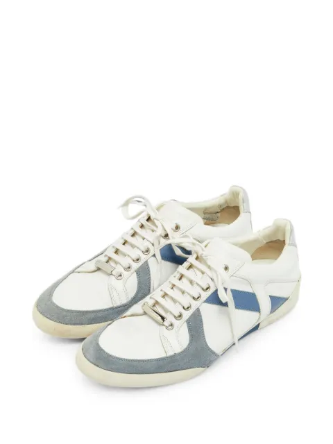 Christian Dior Pre-Owned CD panelled sneakers White 1312210