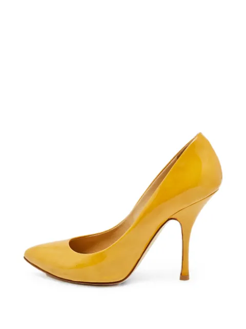 Giuseppe Zanotti Vintage Lucrezia pointed-toe pumps Yellow 1289598