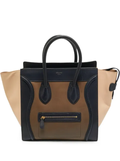 Celine Pre-Owned 2013 mini Luggage tote bag Neutrals 1288424