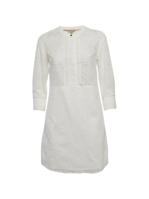 Burberry Pre-Owned Daniela long-sleeve mini dress White 1286593