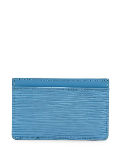 Louis Vuitton Pre-Owned 2020 leather card holder Blue 1316992
