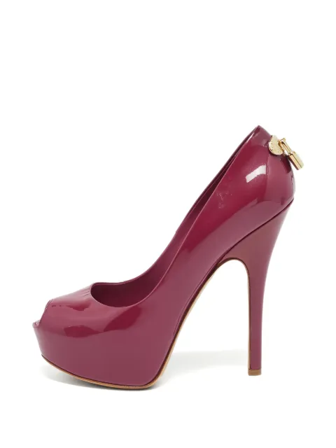 Louis Vuitton Pre-Owned Oh Really! peep-toe pumps Red 1333831