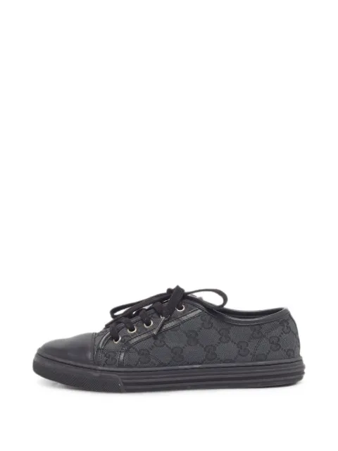 Gucci Pre-Owned lace-up sneakers Black 1313660