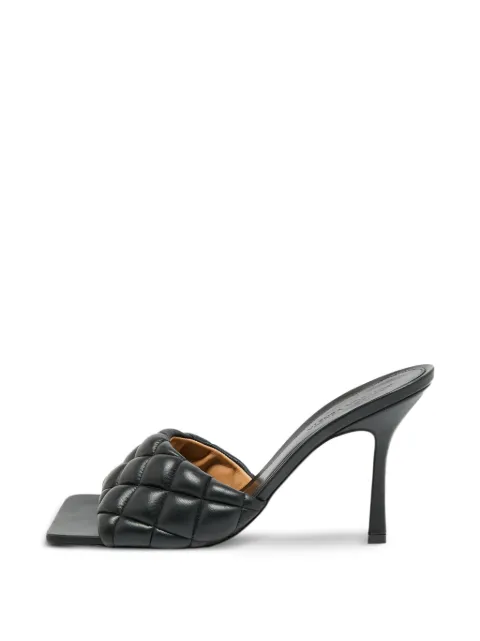 Bottega Veneta Pre-Owned Lido quilted sandals Black 1287435