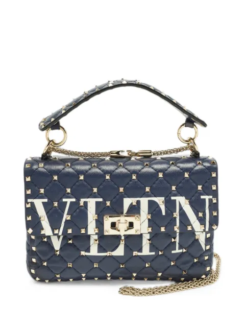 Valentino Garavani Pre-Owned medium Rockstud Spike VLTN handbag Blue 1327526