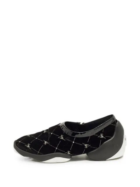 Giuseppe Zanotti Vintage velvet sneakers Black 1335901