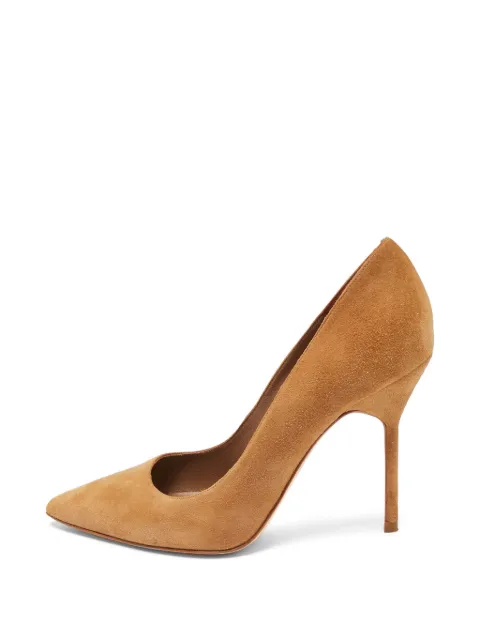 Carolina Herrera Vintage pointed toe pumps Neutrals 1289484