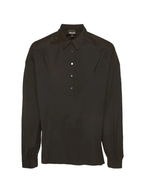 Just Cavalli Vintage stretch-crepe tunic Black 1300760
