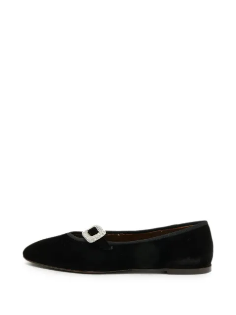 Giuseppe Zanotti Vintage crystal-embellished ballet flats Black 1332885