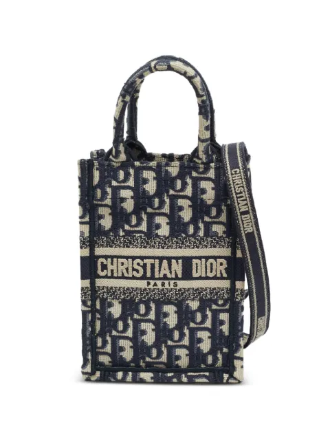 Christian Dior Pre-Owned 2022 mini Oblique tote bag Blue 1341885