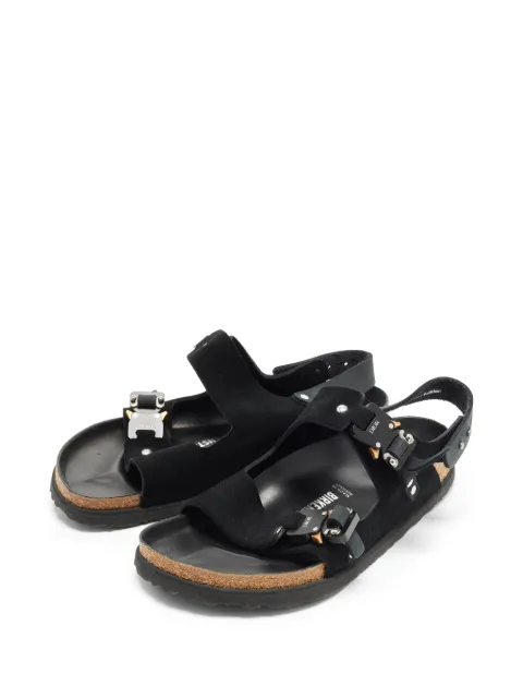 Christian Dior Pre-Owned x Birkenstock slingback flat sandals Black 1357683