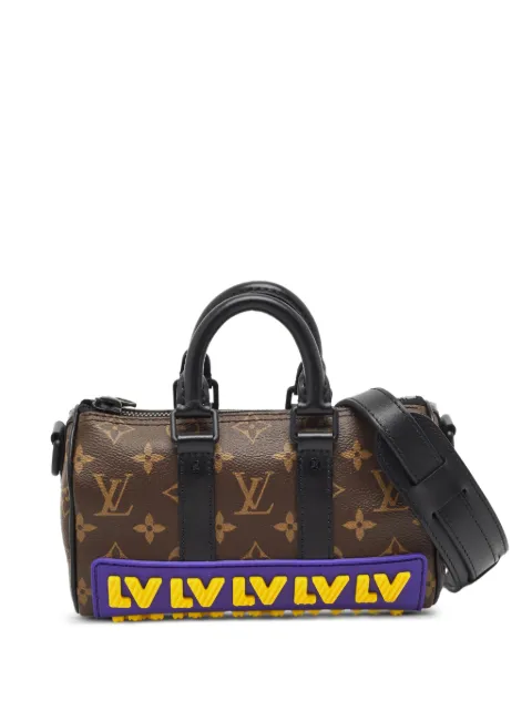 Louis Vuitton Pre-Owned XS Keepall Monogram canvas tote bag Brown 1348294