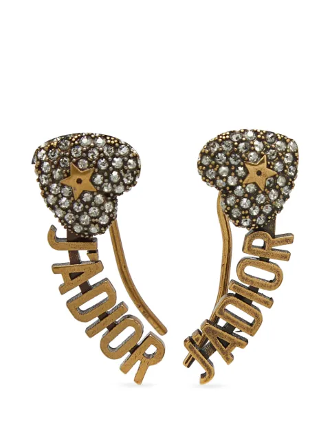 Christian Dior Pre-Owned J'Adior heart earrings Gold 1343073