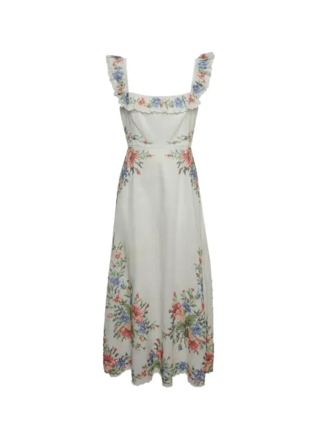 ZIMMERMANN square-neck maxi dress White 1294338