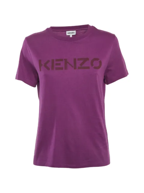 Kenzo Pre-Owned logo-print T-shirt Purple 1317204