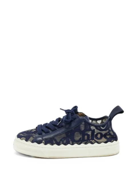 Chloé Pre-Owned Lauren sneakers Blue 1354233