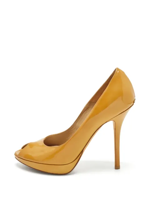 Christian Dior Pre-Owned Miss Dior peep-toe pumps Neutrals 1300326