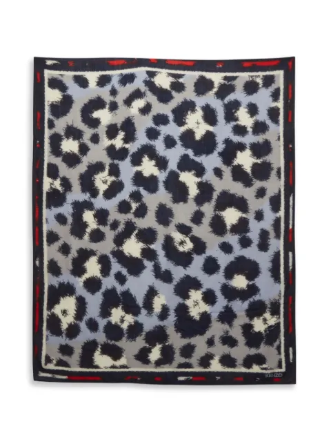 Kenzo Pre-Owned printed scarf Grey 1316098
