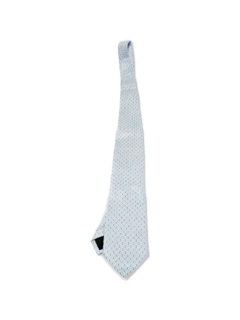 S.T. Dupont jacquard silk tie Blue 1264597