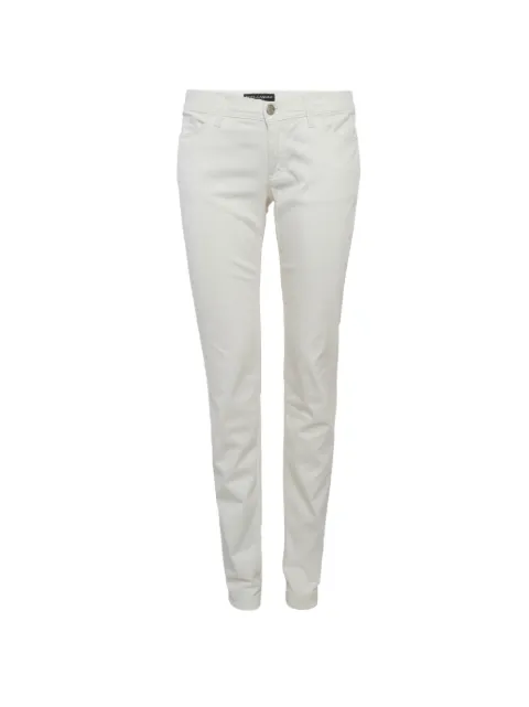 Dolce & Gabbana Pre-Owned skinny-fit jeans White 1310047