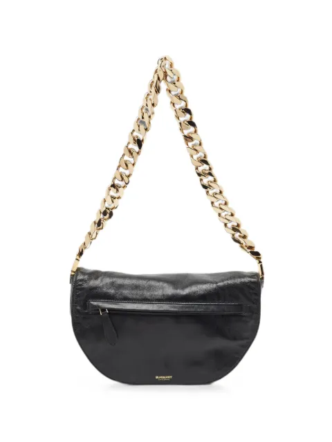 Burberry Pre-Owned Olympia chain shoulder bag Black 1350230