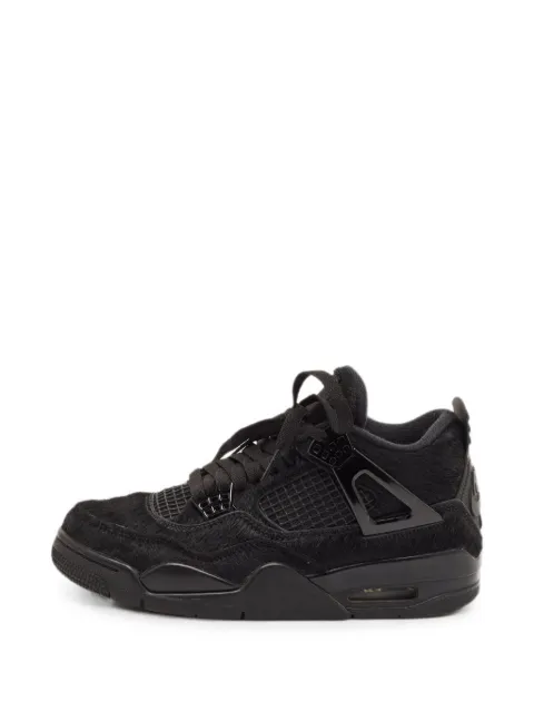 Jordan Air Jordan 4 Retro calf hair sneakers Black 1326695