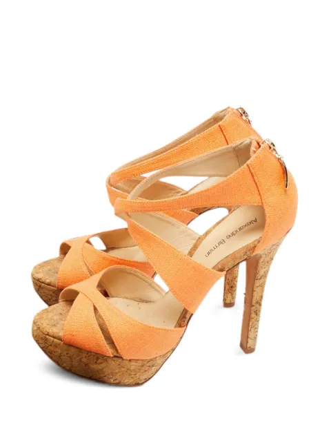 Alexandre Birman platform heeled sandals Orange 1257722