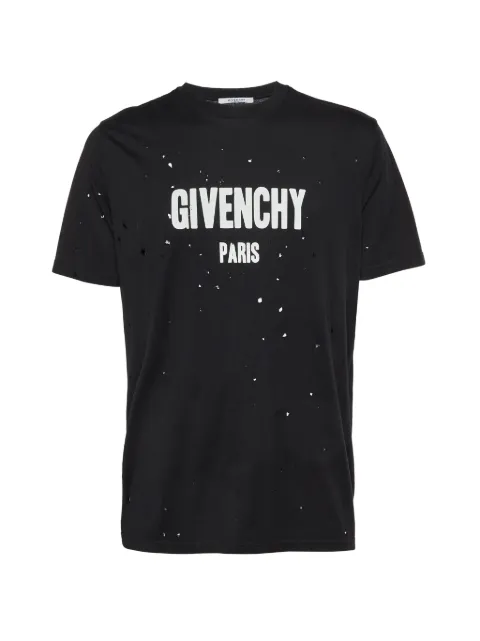 Givenchy Pre-Owned logo-print T-shirt Black 1333710