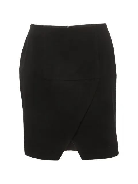Emporio Armani Pre-Owned gabardine pencil skirt Black 1314366