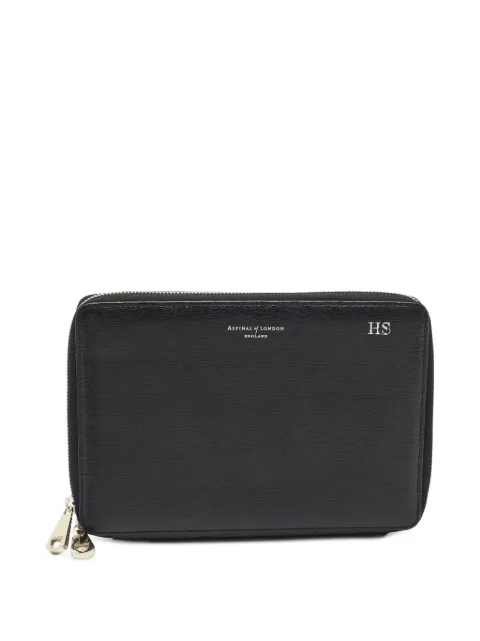 Aspinal Of London leather continental wallet Black 1348468