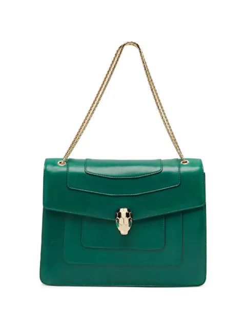 Bvlgari Pre-Owned Serpenti Forever shoulder bag Green 1328306