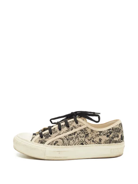 Christian Dior Pre-Owned Walk'n'Dior jacquard sneakers Neutrals 1350914