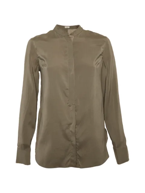 Brunello Cucinelli Monili detail blouse Brown 1313718