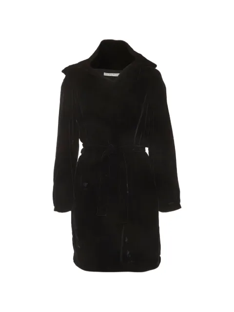 Christian Dior Pre-Owned belted mini dress Black 1313391