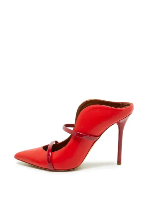 Malone Souliers Maureen pointed-toe mules Red 1342860