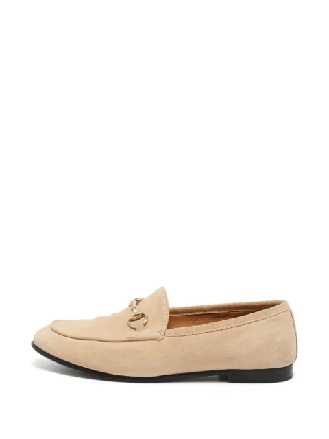 Gucci Pre-Owned Jordaan Horsebit-detail loafers Neutrals 1361301