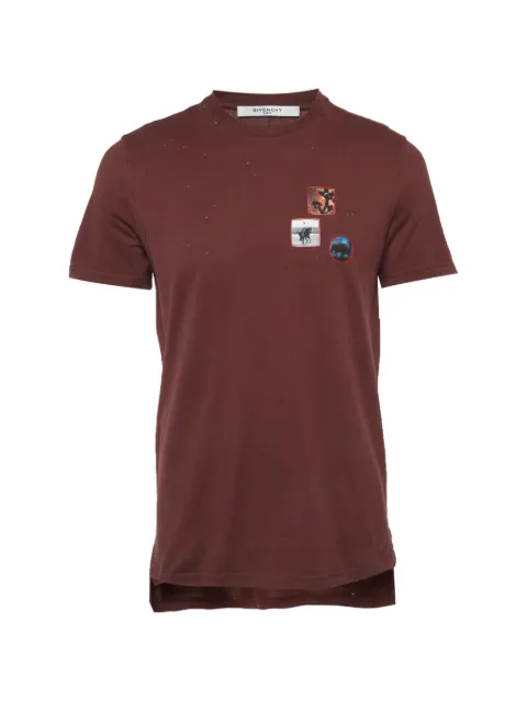 Givenchy Pre-Owned distressed T-shirt Brown 1287646