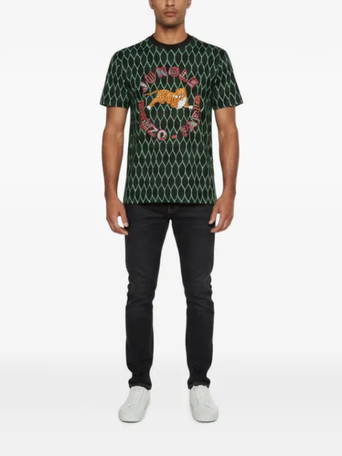 Kenzo Pre-Owned x H&M tiger-print crew-neck T-shirt Black 1340024