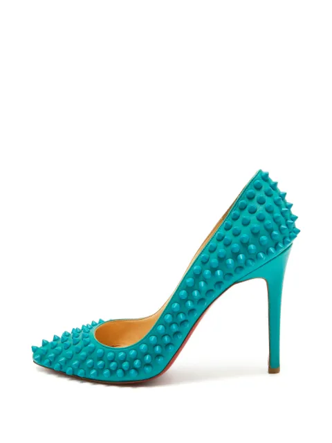 Christian Louboutin Pre-Owned Pigalle Spikes pumps Blue 1351329