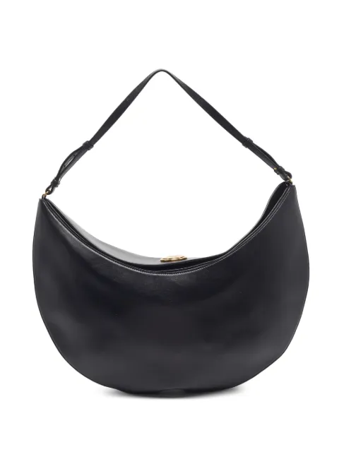 Jacquemus Pre-Owned Le Sac Ovalo crescent tote bag Black 1326694
