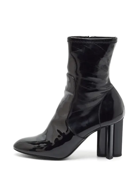 Louis Vuitton Pre-Owned Silhouette ankle boots Black 1352786