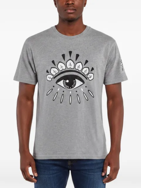 Kenzo Pre-Owned eye-embroidered T-shirt Grey 1349774